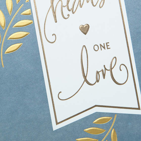 Two Hearts, One Love Anniversary Card, , large image number 4
