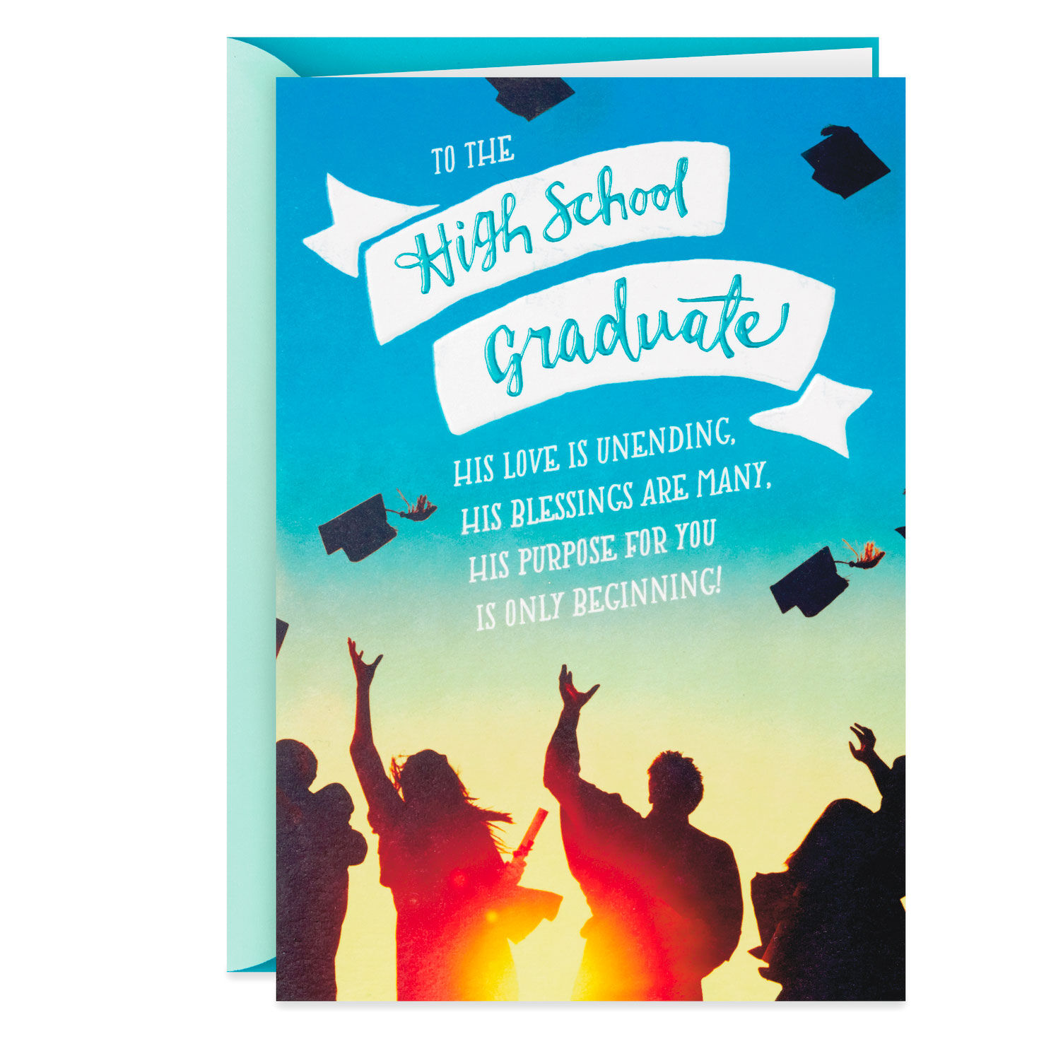 All Things Are Possible Religious High School Graduation Card