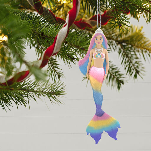 Mermaid Barbie™ Ornament With Light, 