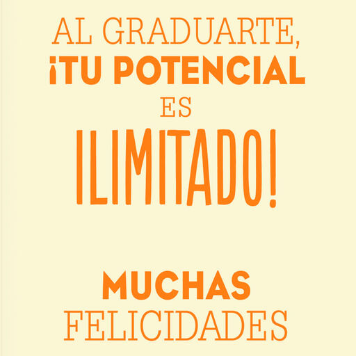 No Limits Spanish-Language Graduation Card, 