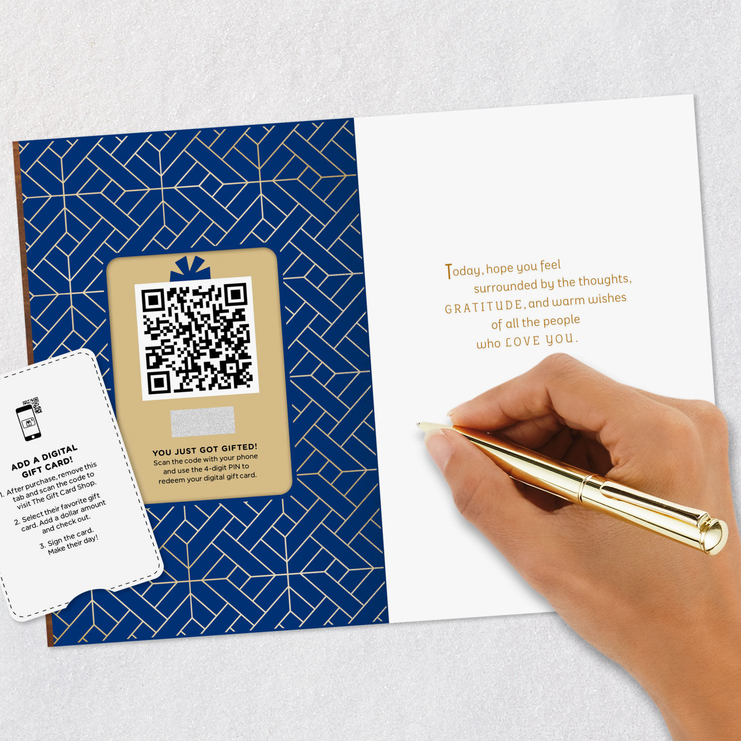 Warm Wishes of Love and Gratitude Gift Card Greeting Father's Day Card, , large image number 8