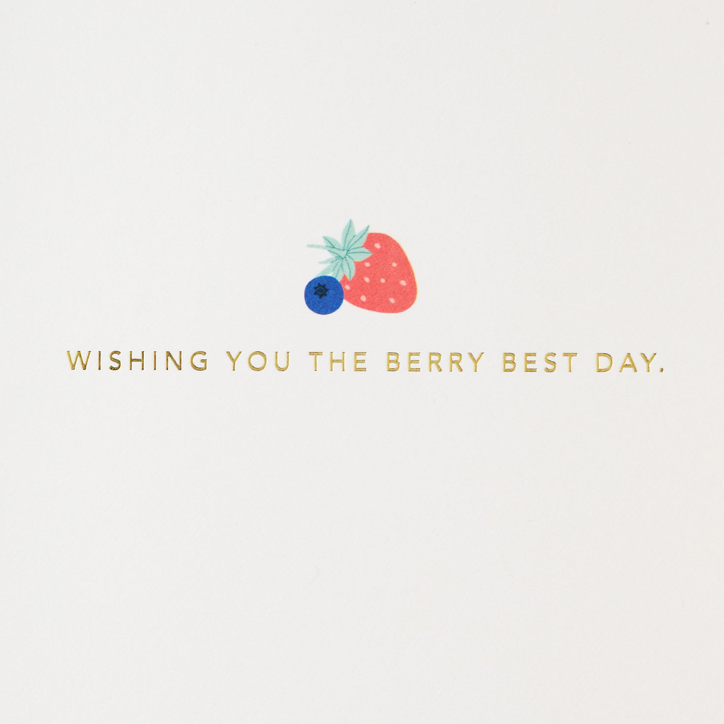 Bouquet of Berries Birthday Card Sentiment image number 2