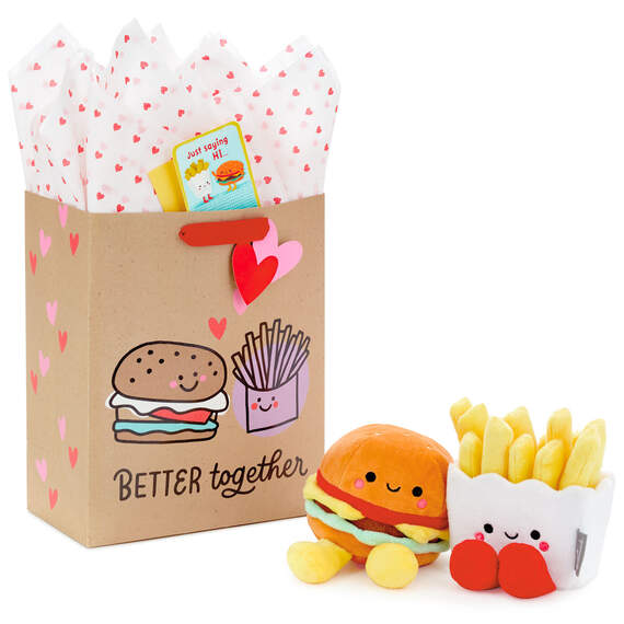 Better Together Burger & Fries Valentine's Day Gift Set, , large image number 1