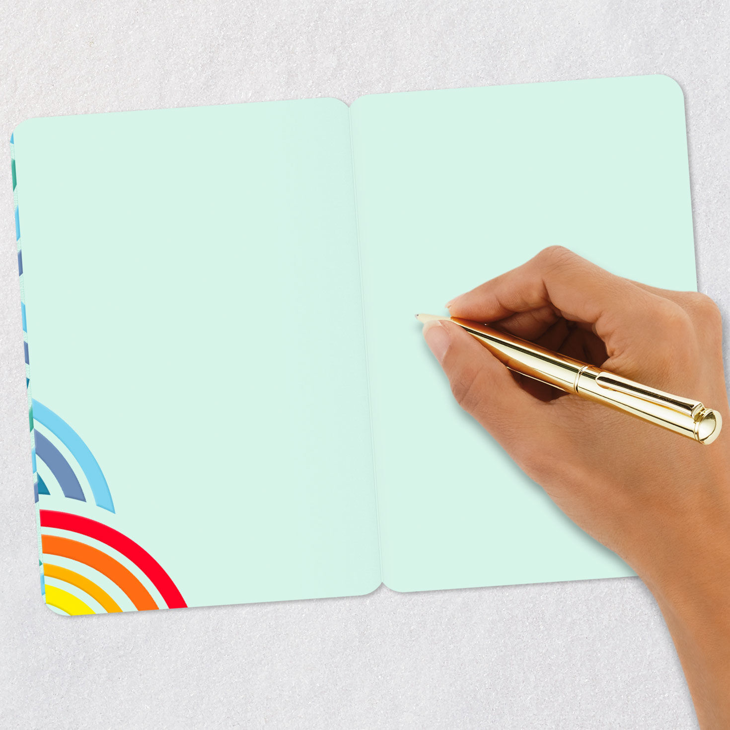 Rainbow Arches Blank Card Signing card image number 5