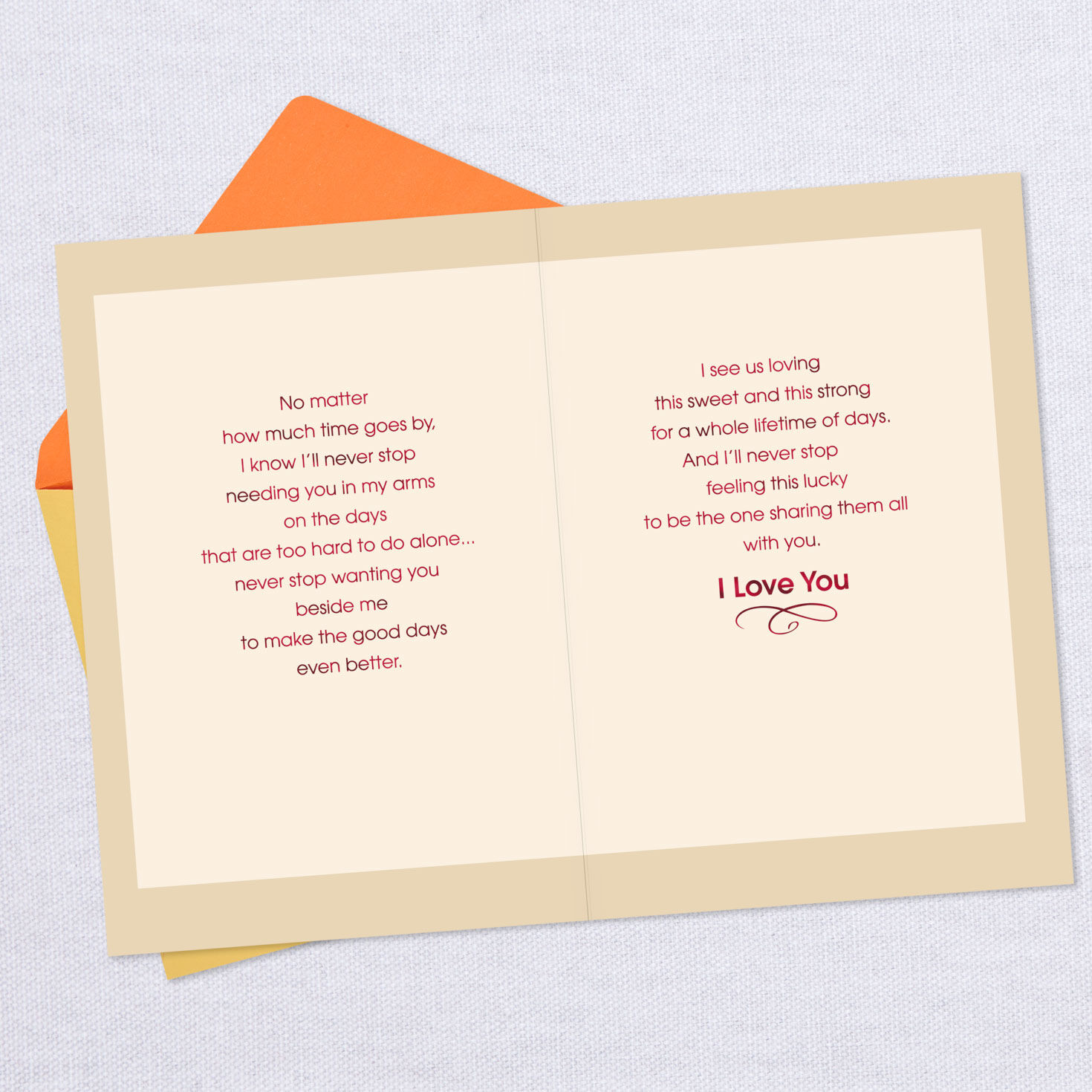 Always Together, Baby Romantic Love Card, , large image number 3