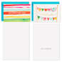 Assorted Bright Watercolor Boxed Birthday Note Cards, Pack of 36, , large image number 3