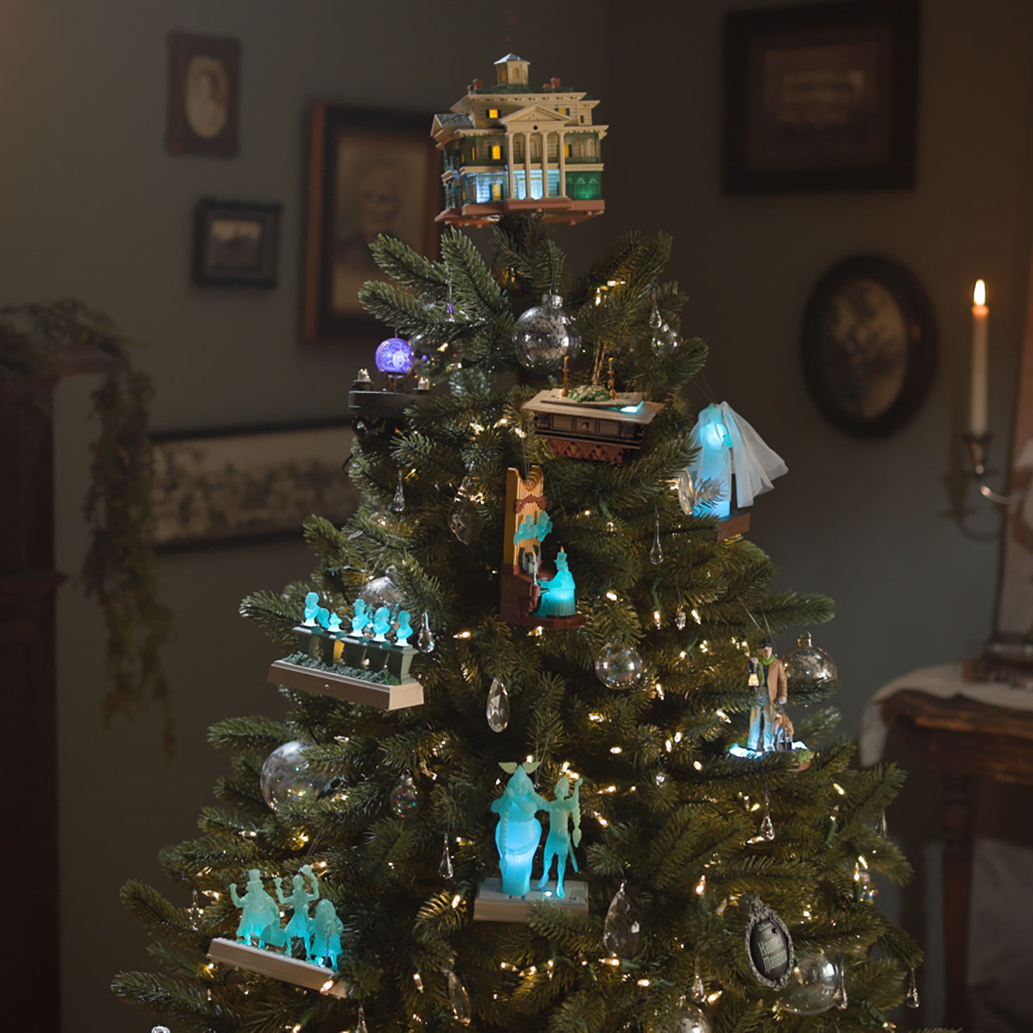 Disney The Haunted Mansion Collection The Singing Busts Ornament With Light and Sound for only USD 55.99 | Hallmark