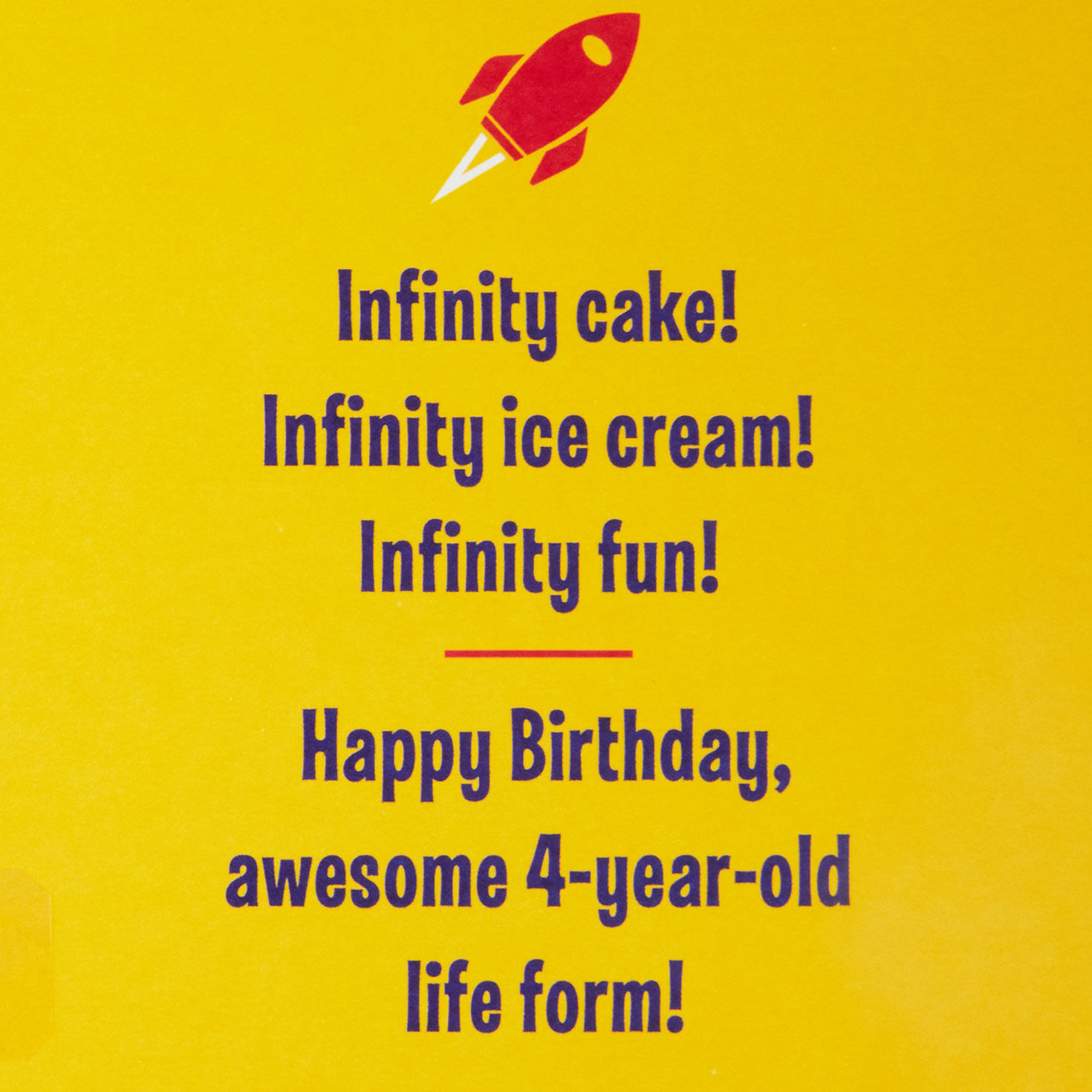 Disney/Pixar Toy Story Buzz Lightyear Infinity Fun Musical 4th Birthday Card for only USD 5.99 | Hallmark