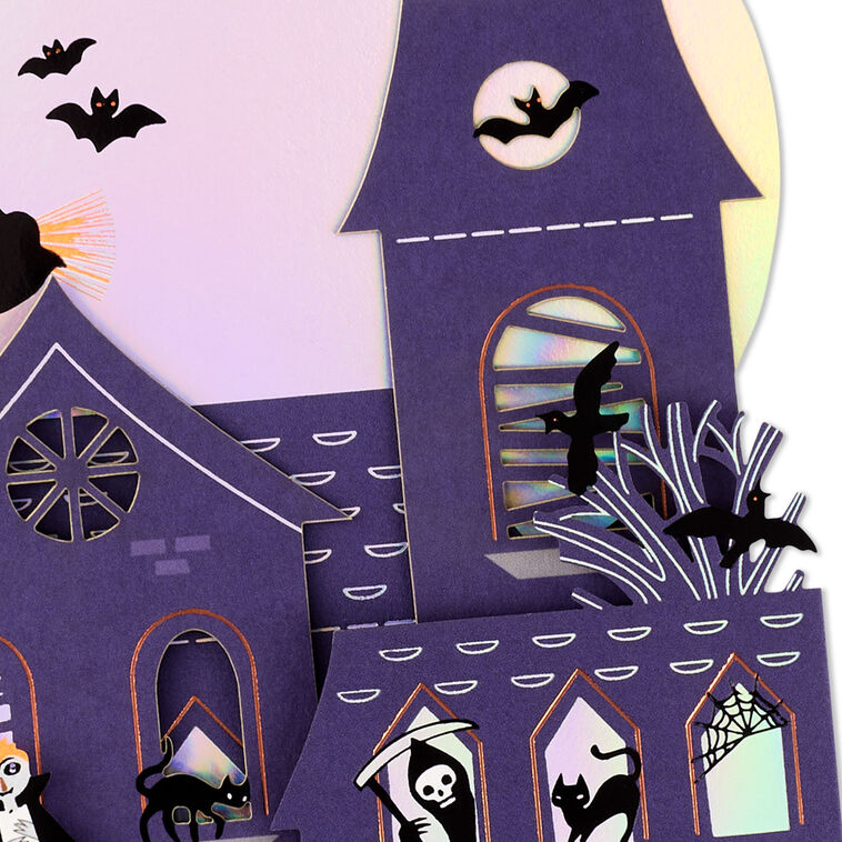 Fold-Out Haunted House Halloween Card - Greeting Cards | Hallmark