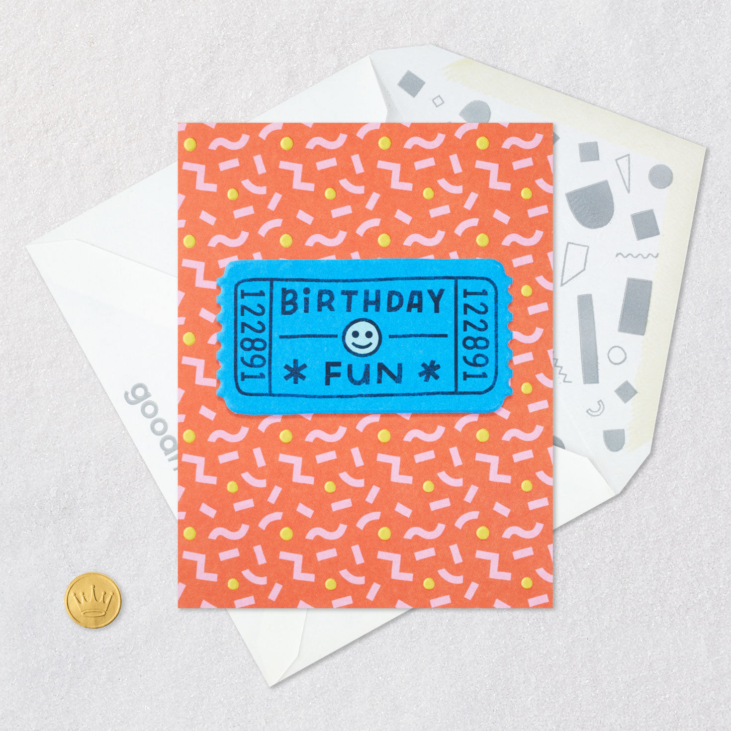 Fun Ticket Birthday Card for only USD 3.99 | Hallmark