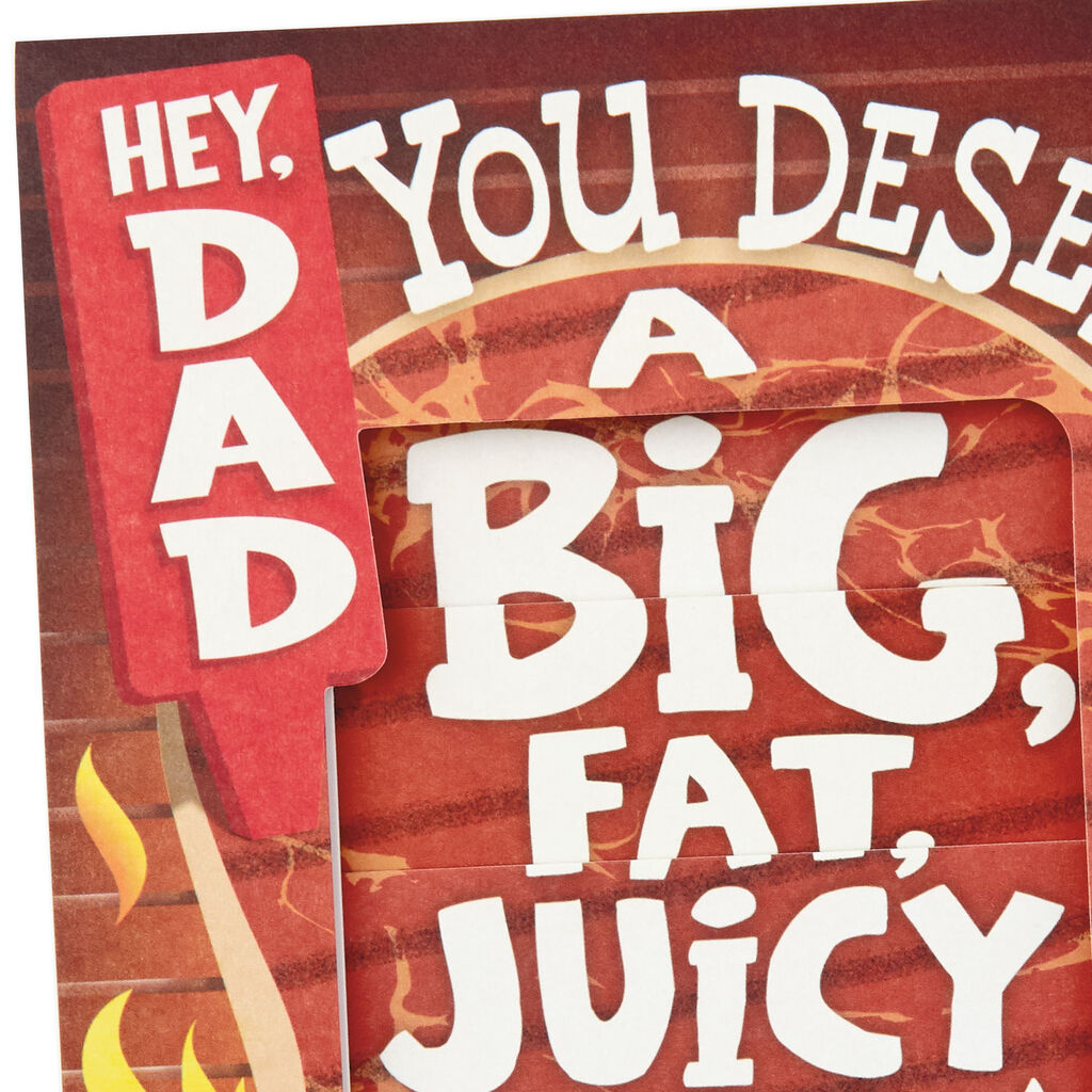 You Deserve a Steak, Dad Birthday Card - Greeting Cards - Hallmark