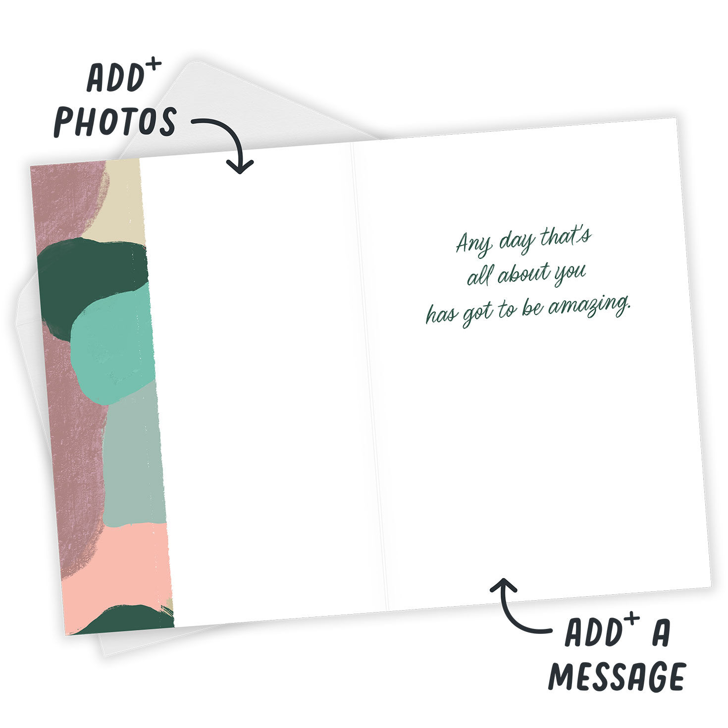 Personalized HBD Photo Collage Birthday Photo Card  image number 4