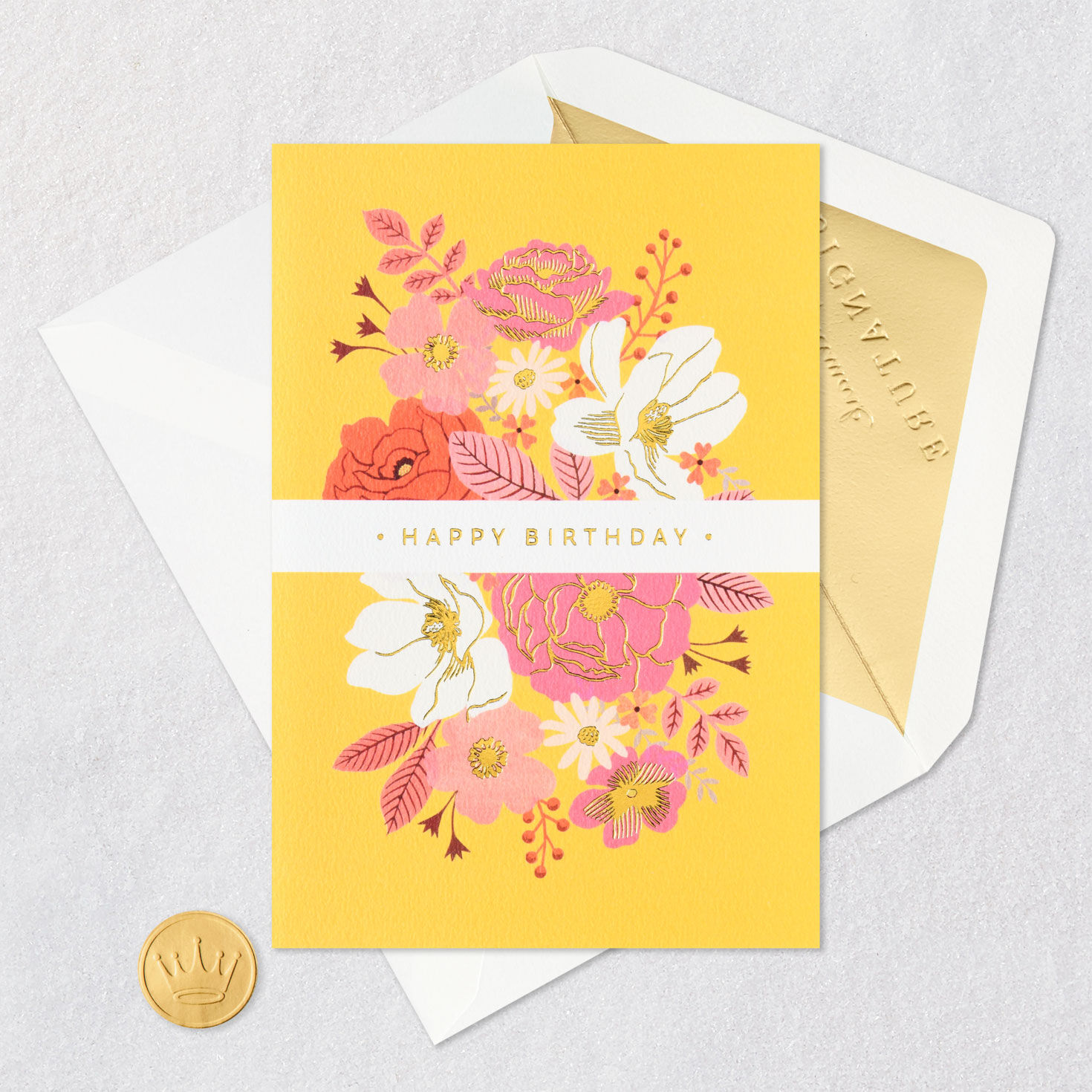 Beautiful Day Flower Bouquet Birthday Card, , large image number 5