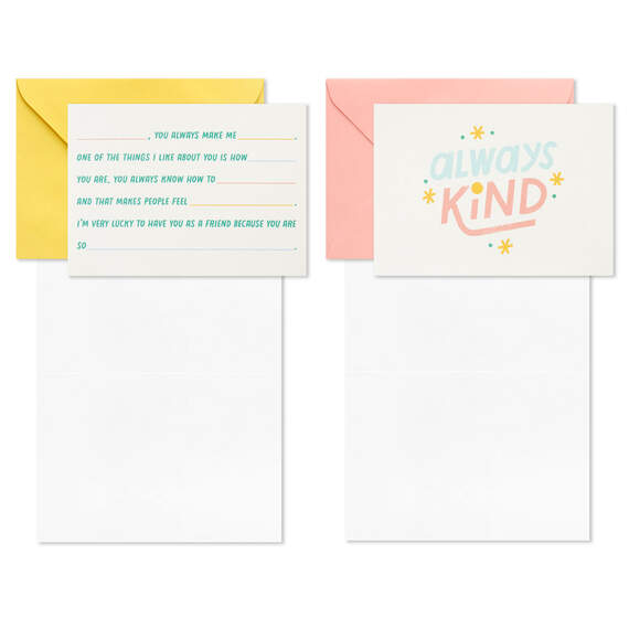 Little World Changers™  Assorted Blank Note Cards in Caddy, Pack of 24, , large image number 4