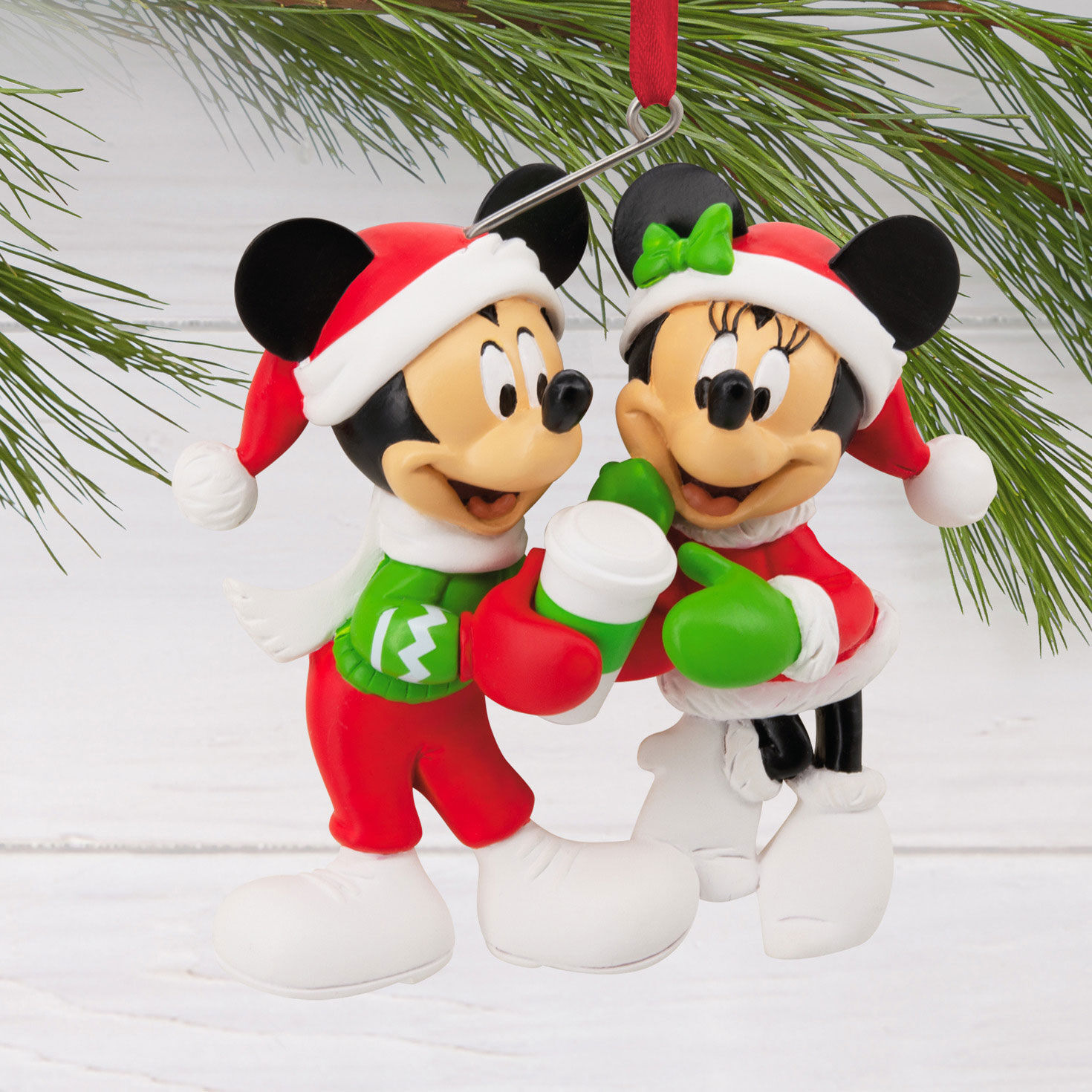 Disney Mickey and Minnie Sharing Cocoa Hallmark Ornament for only USD 11.49 | Hallmark