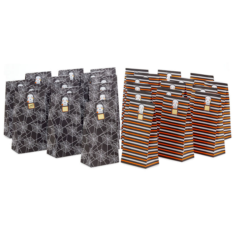 You've Been Booed 30-Pack Halloween Paper Goodie Bags With