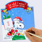 Peanuts® Snoopy Nice People Pop-Up Money Holder Christmas Card, , large image number 6