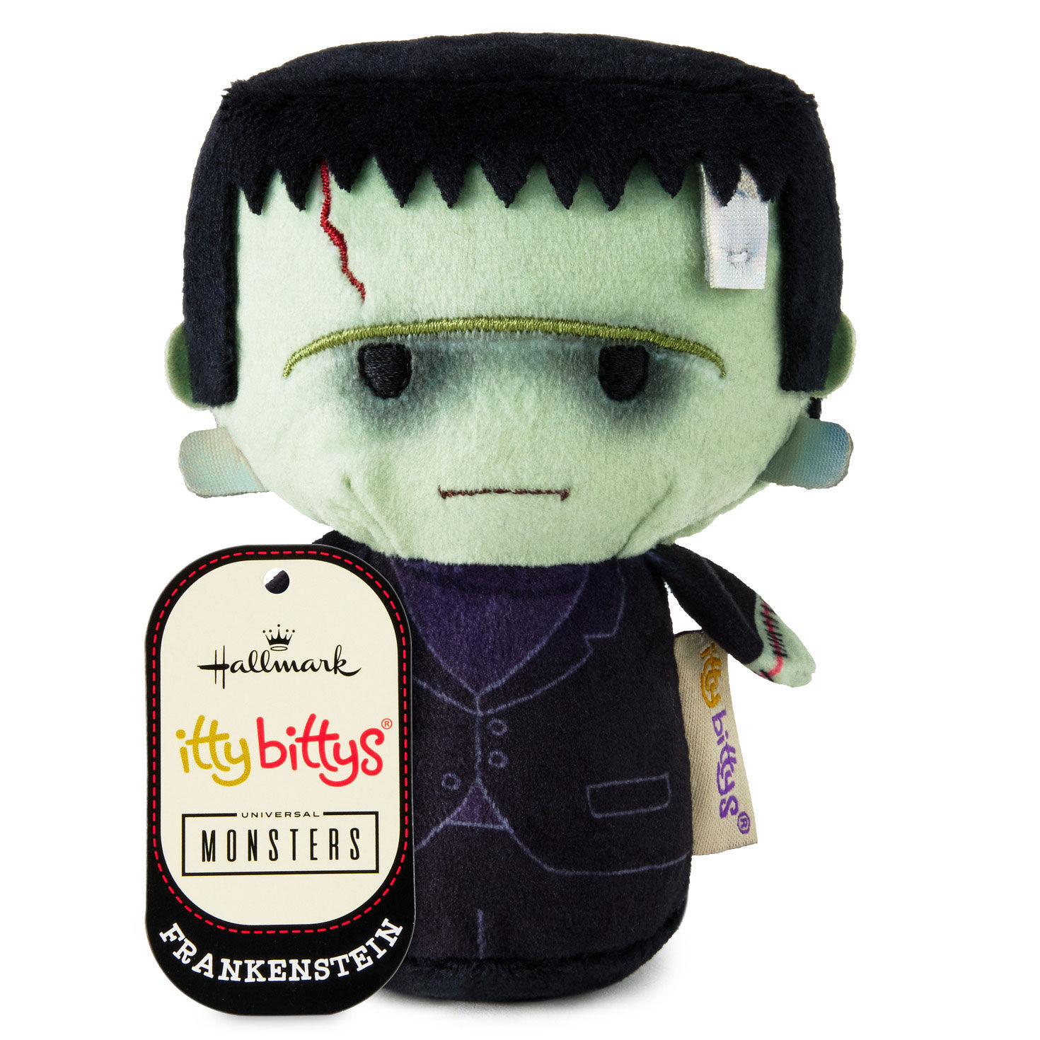 Hallmark itty bittys Plush Frankenstein front with tag image number 2
