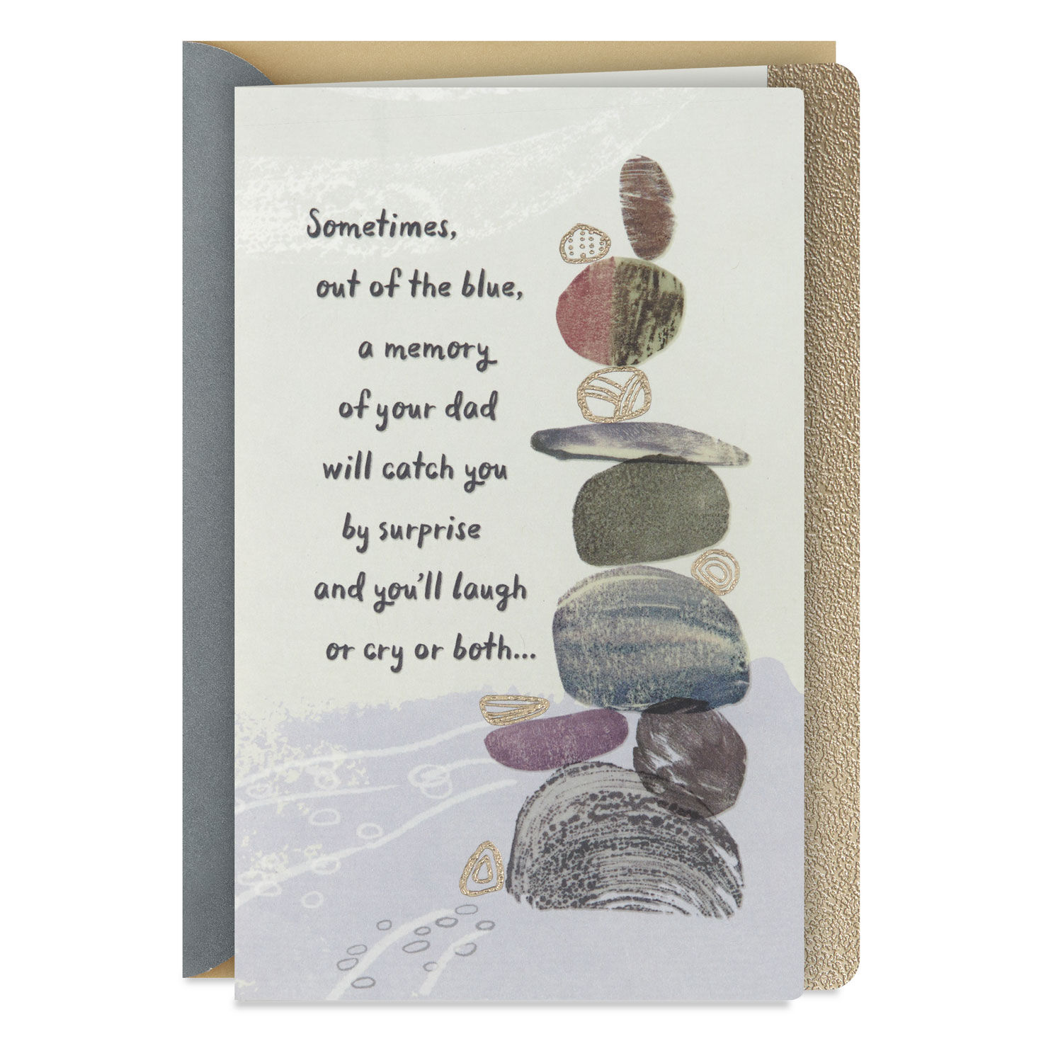 The Memories You Hold Close Sympathy Card for Loss of Dad