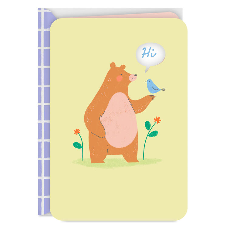 A Good Day to Say "Hi" Thinking of You Card