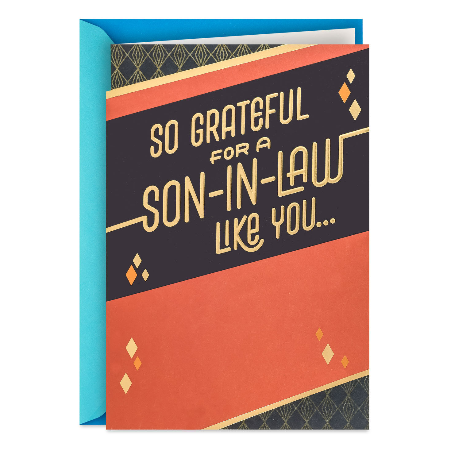 Grateful for You Father's Day Card for Son-in-Law