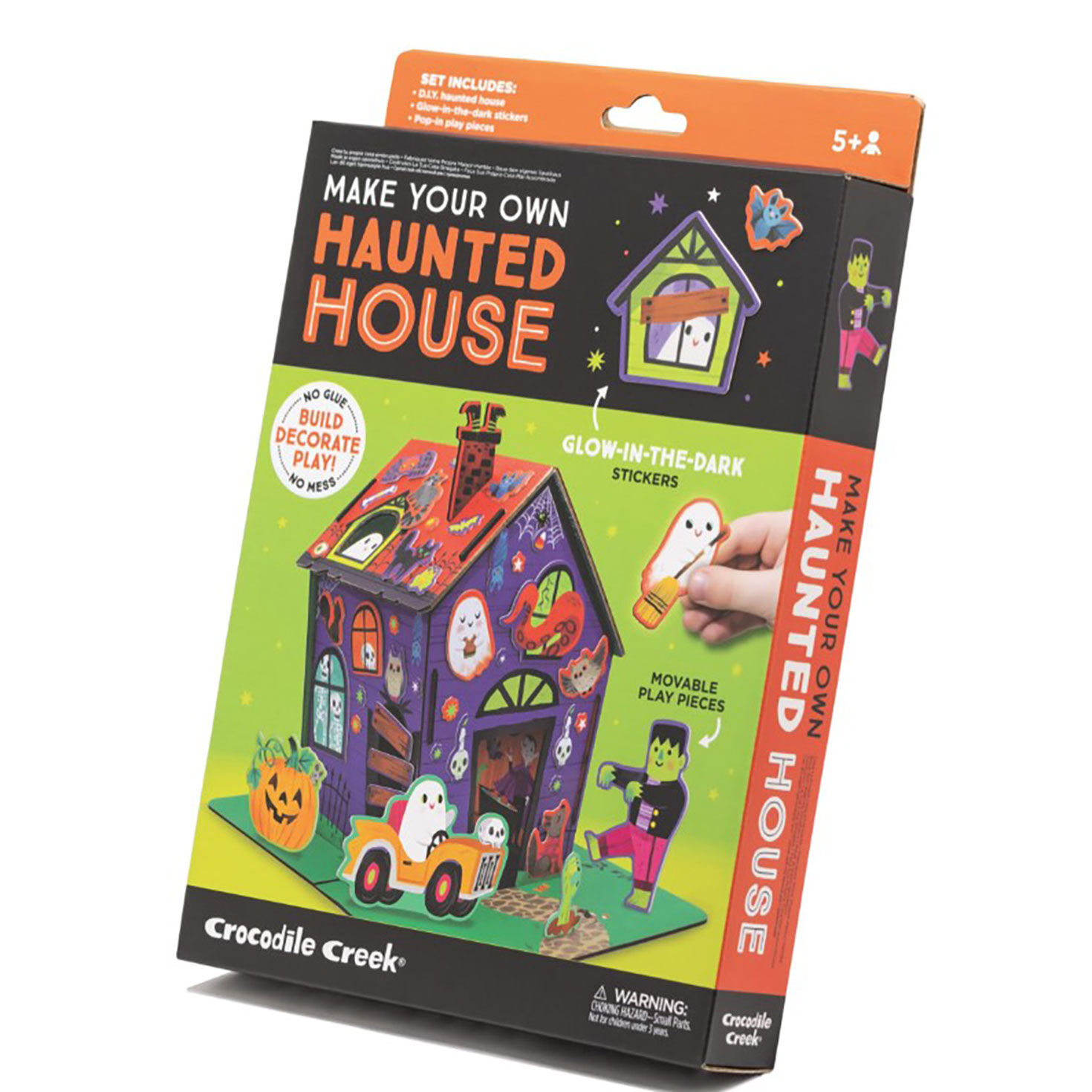 Cardboard Haunted House Kit With Stickers  image number 1