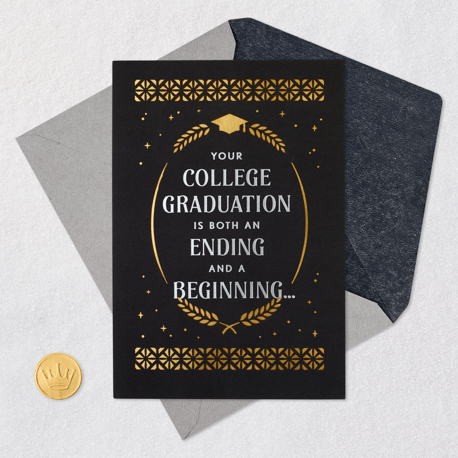 An Ending and a Beginning College Graduation Card, , large image number 6