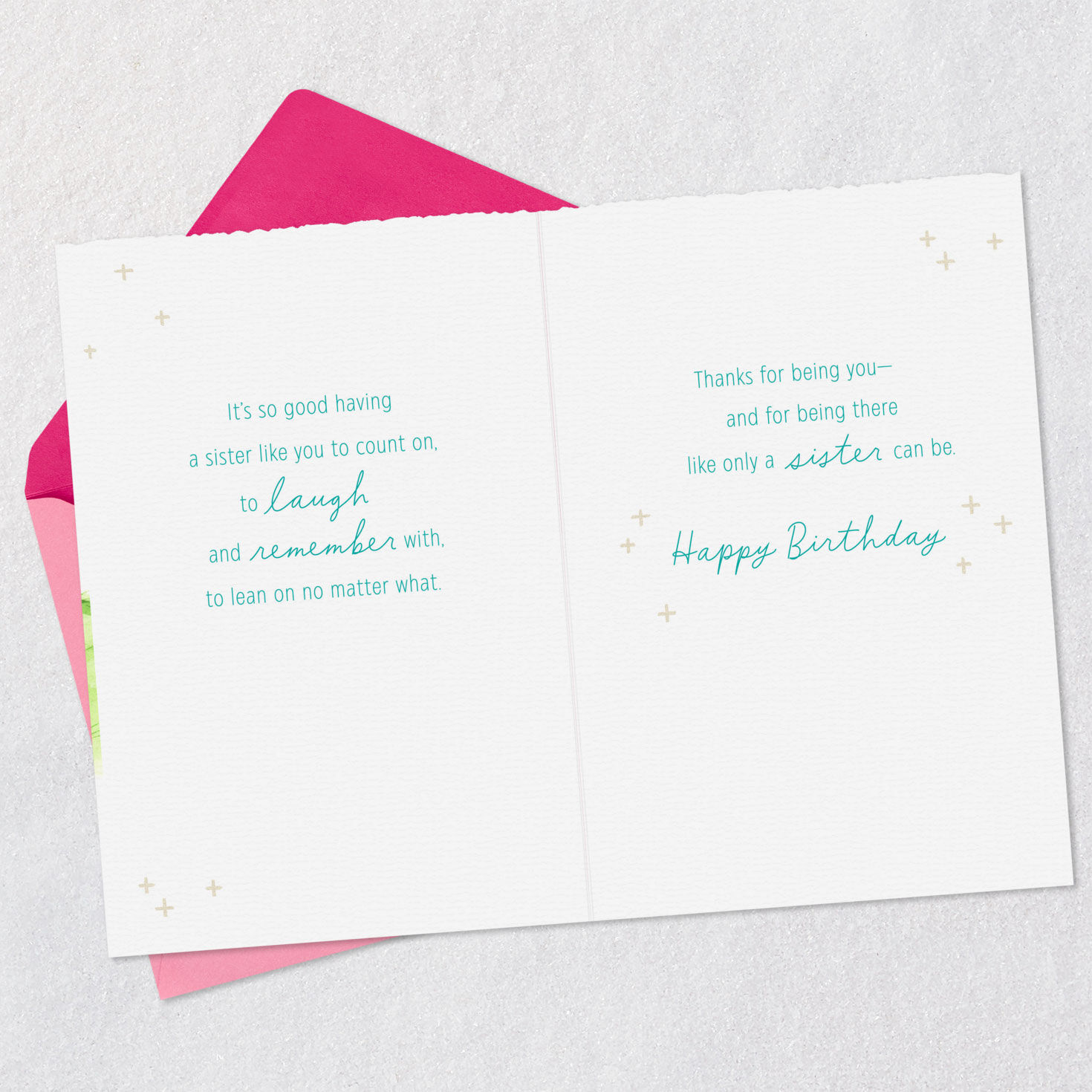 Love Being Sisters With You Birthday Card for only USD 3.99 | Hallmark