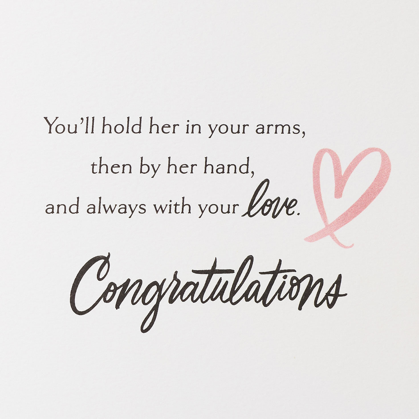 So Little So Loved New Baby Girl Card Sentiment image number 2