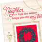 Red Door and Wreath Christmas Card Card Front Detail image number 4