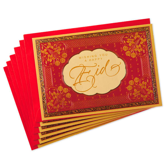 Happiness Hope and Peace Eid Cards, Pack of 6, , large image number 1