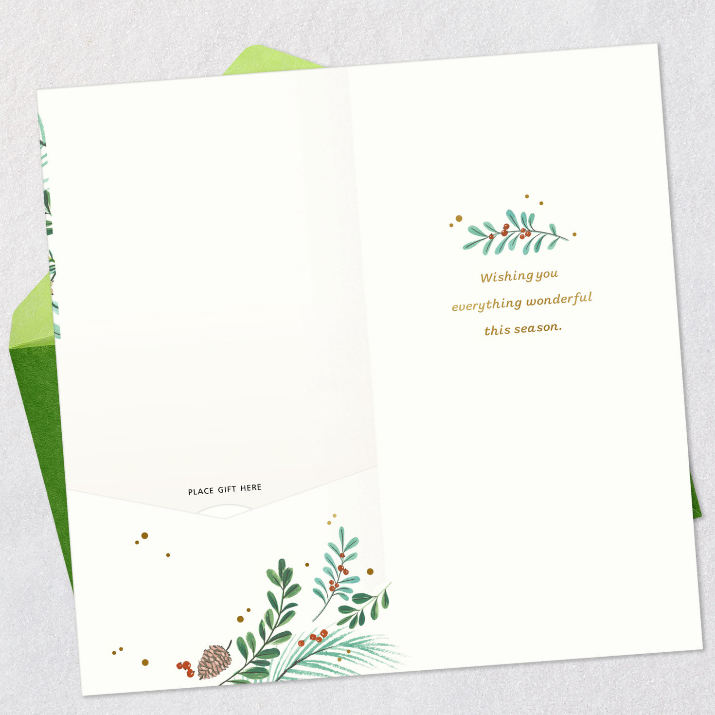 Wonder and Joy Money Holder Holiday Card, , large image number 4