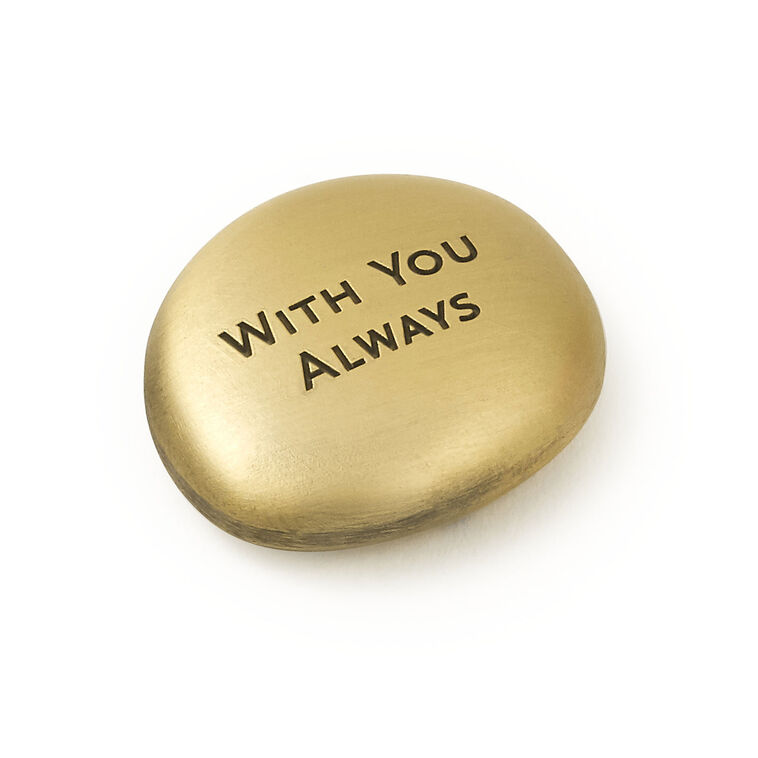 With You Always Metal Pocket Token
