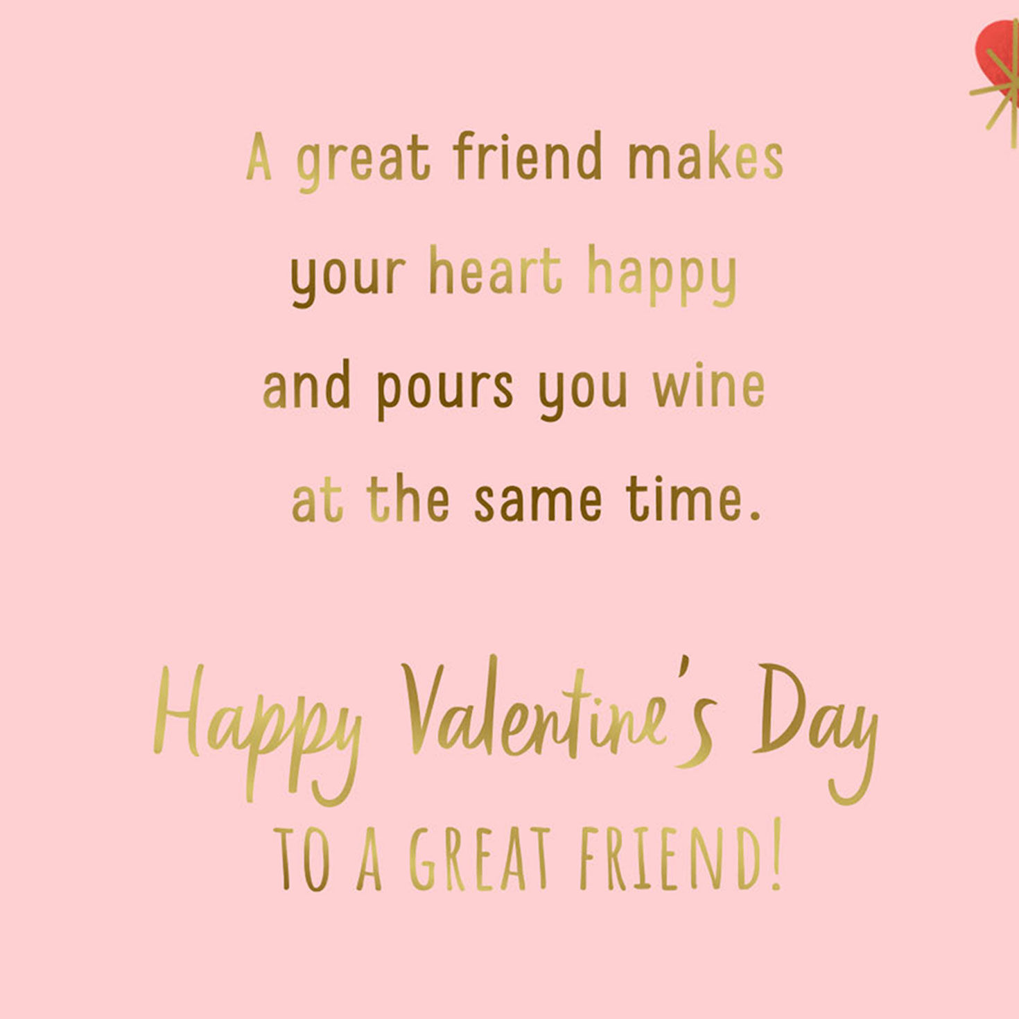 You're a Great Friend Funny Valentine's Day Card, , large image number 2
