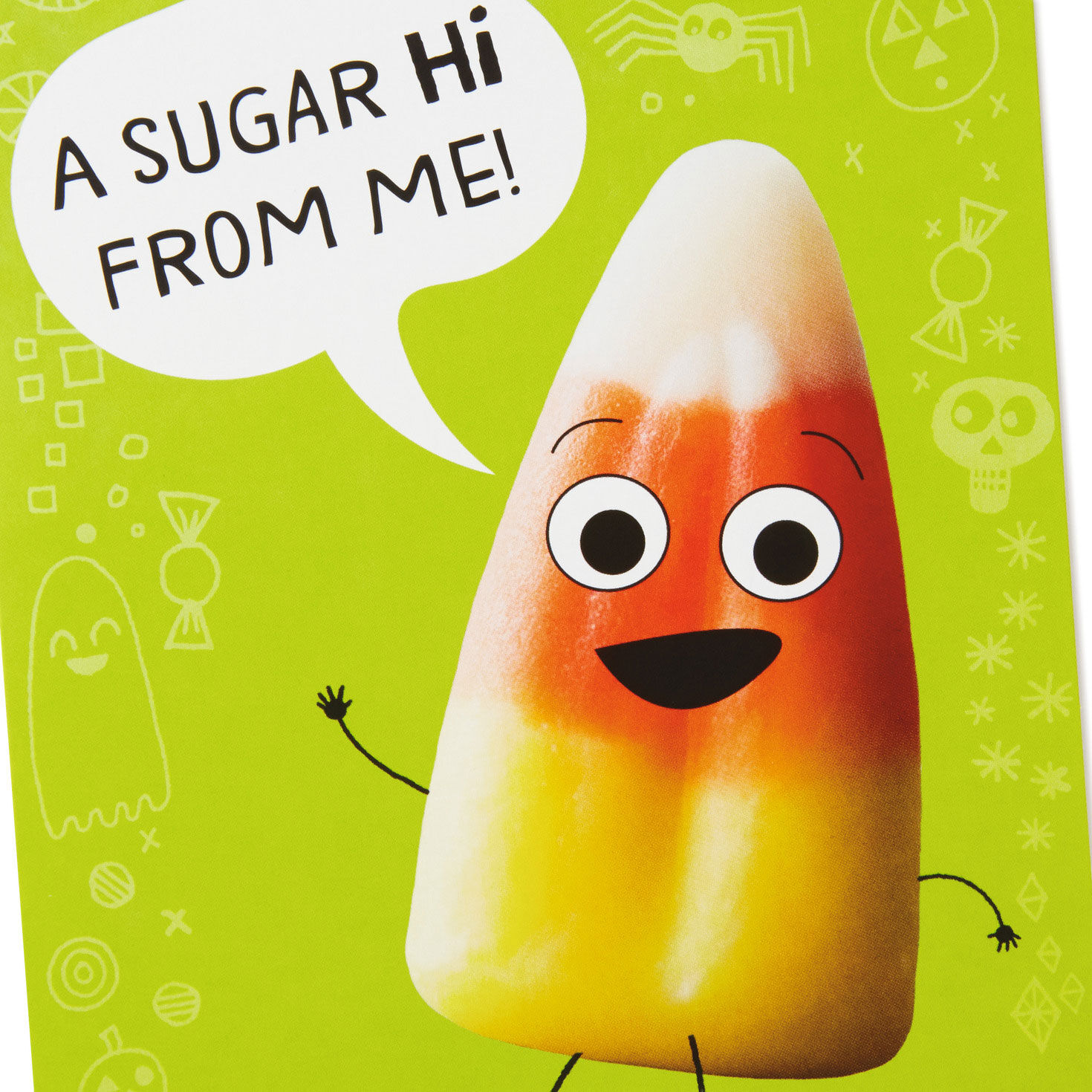 Candy Corn and Costumes Halloween Card Assortment Cover Detail image number 6