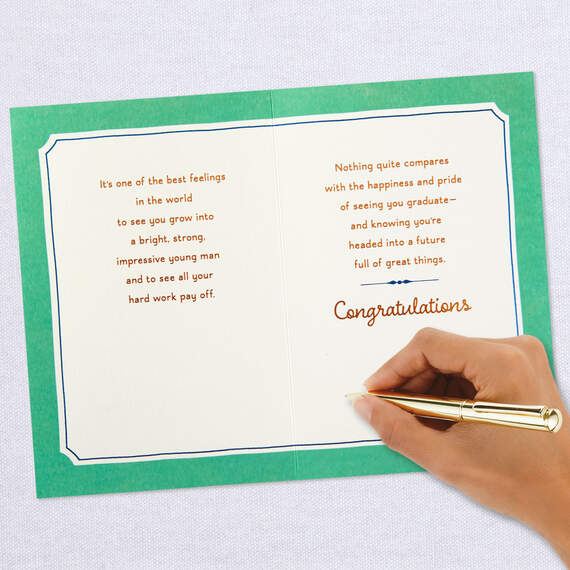 Great Things To Come High School Graduation Card for Grandson, , large image number 6