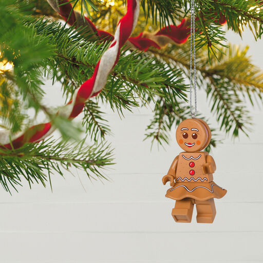 Gingerbread Woman LEGO® Minifigure Ornament, 