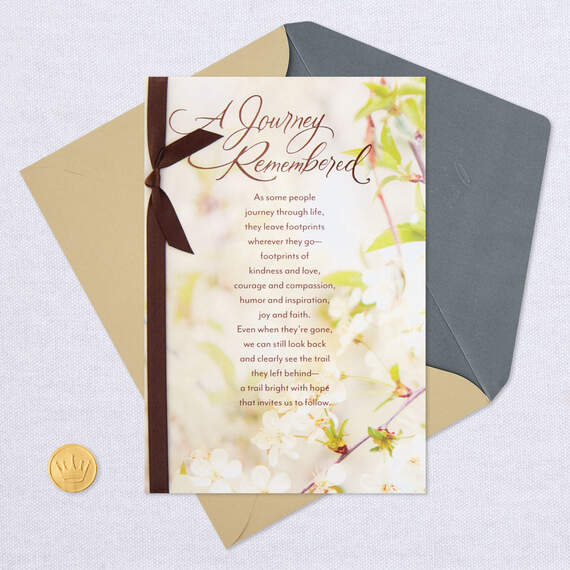 A Journey Remembered Religious Sympathy Card, , large image number 5