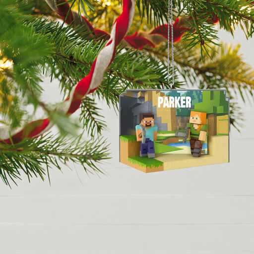 Minecraft My World Personalized Ornament, 