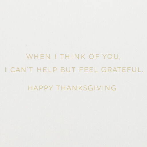Thankful for You Fall Forest Animals Thanksgiving Card, 