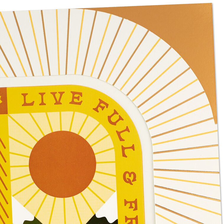 Live Full and Free Birthday Card With Decal - Greeting Cards | Hallmark live-full-and-free-birthday-card-with-decal-greeting-cards-hallmark