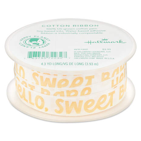 Hello Sweet Babe Cotton Ribbon, 12.9', , large