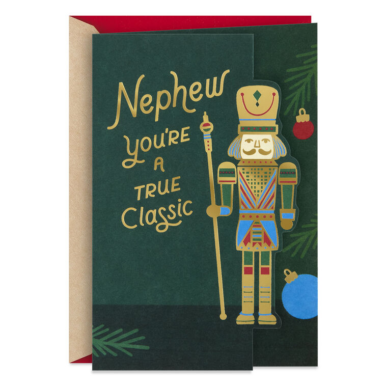 You're a True Classic Christmas Card for Nephew