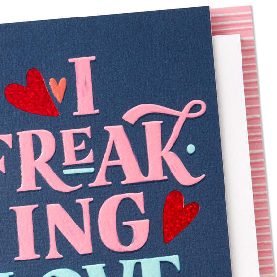 I Freaking Love You Valentine's Day Card, , large image number 4