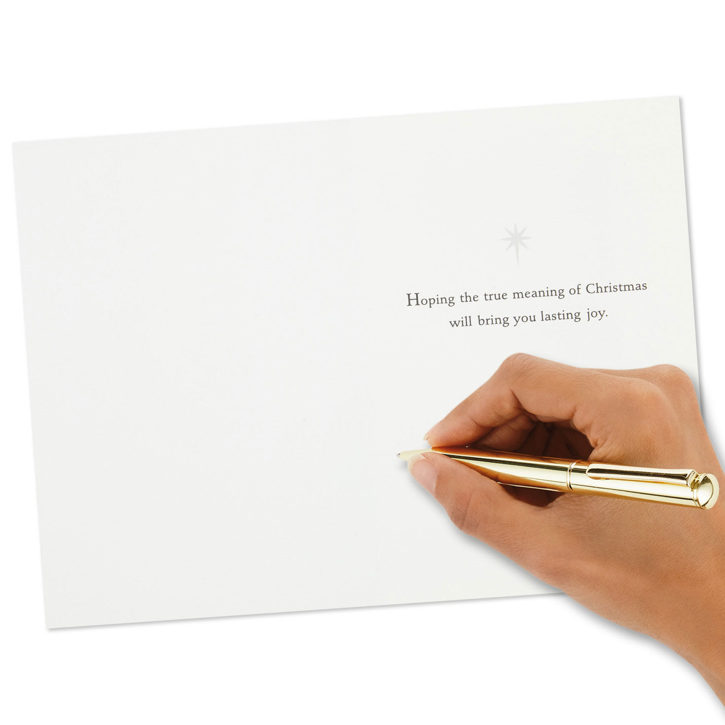 Nativity Scenes Boxed Christmas Card Pack Signing card image number 6