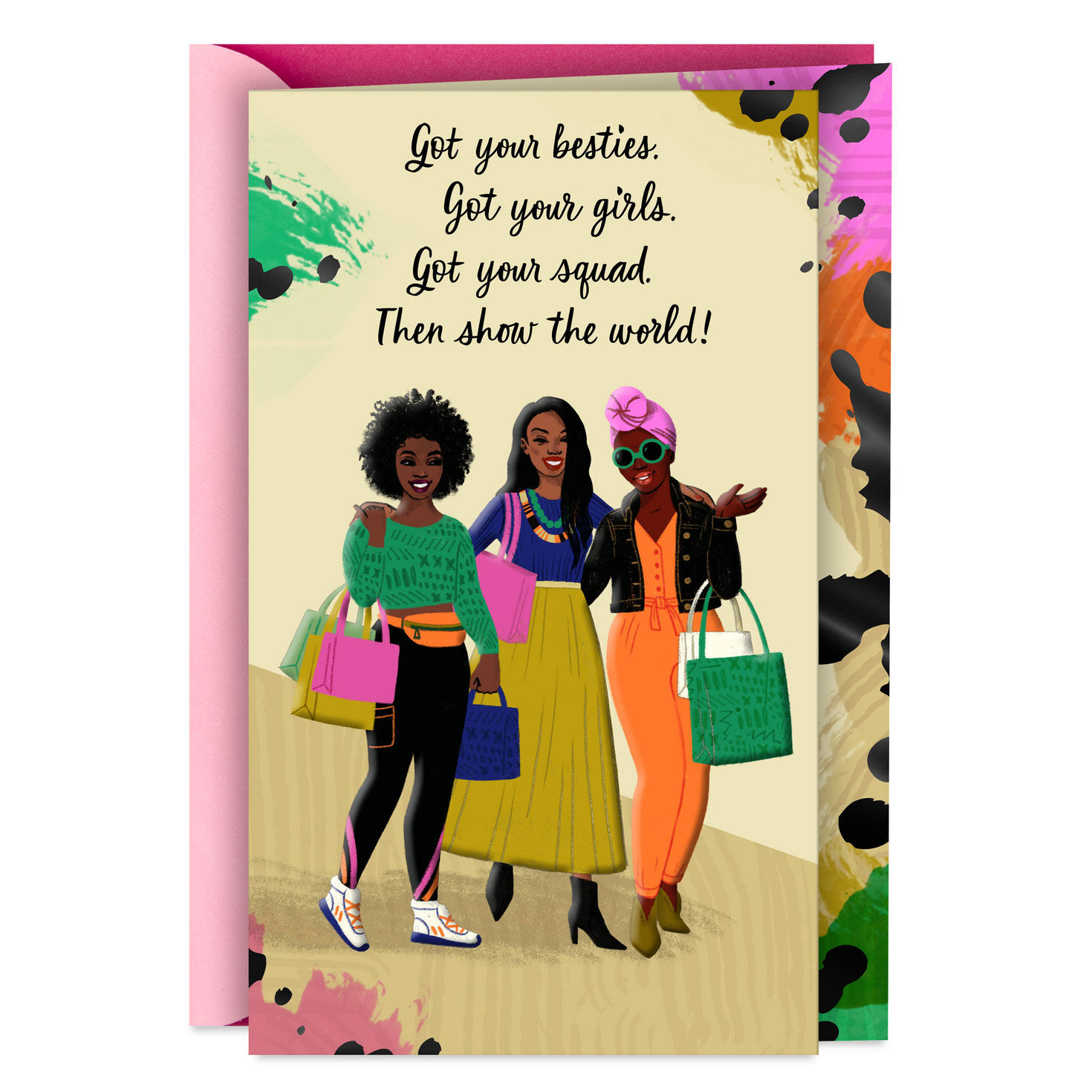 Glow It Up, Sistafriend Birthday Card for Her