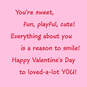 Sweet, Fun and Cute Valentine's Day Card for Granddaughter, , large image number 2