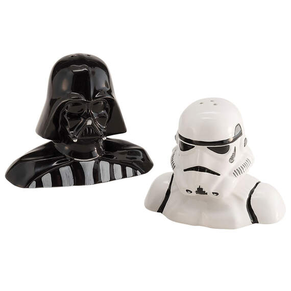 Star Wars Darth Vader and Stormtrooper Salt and Pepper Shakers, Set of 2, , large image number 1