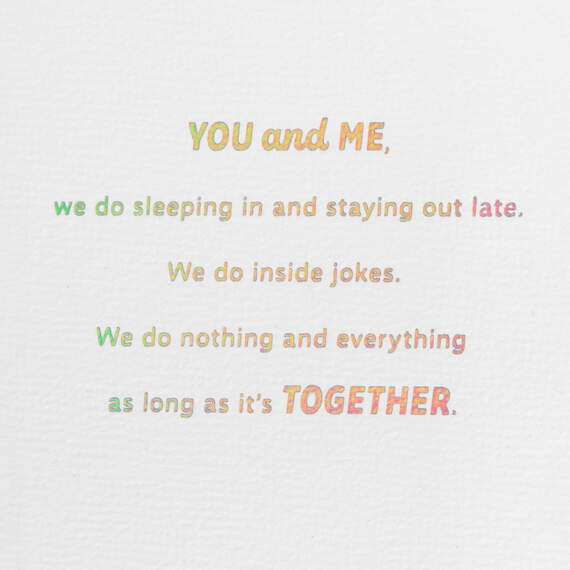 I Love You Queerly Romantic Holiday Card, , large image number 2