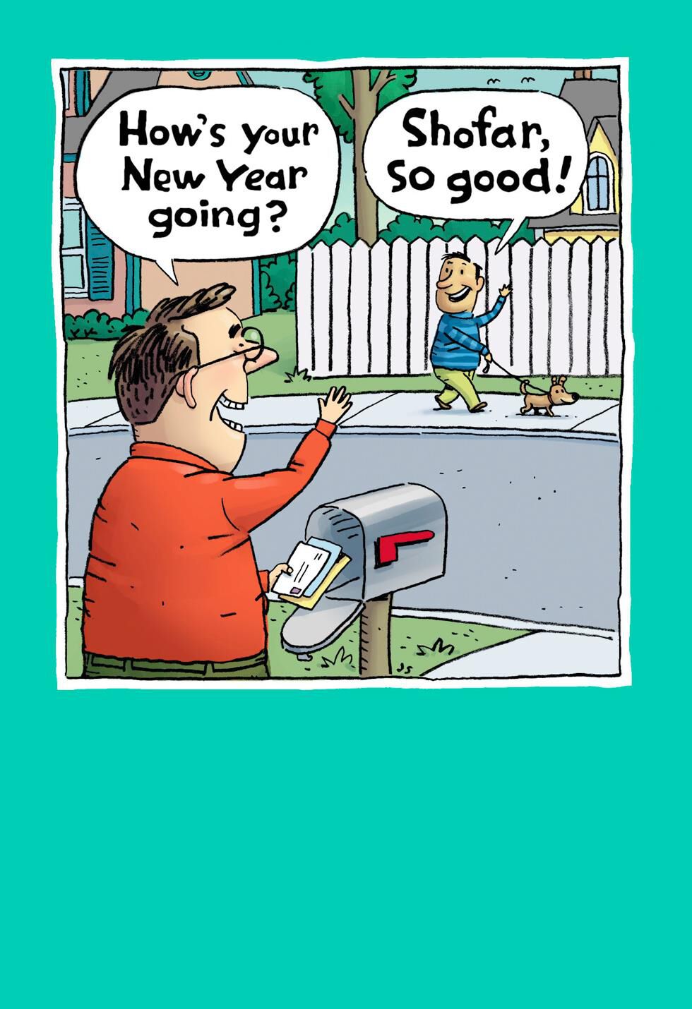 Shofar, So Good Funny Rosh Hashanah Card